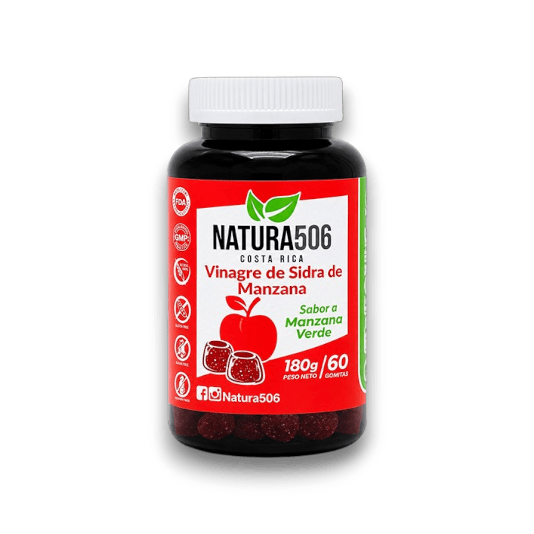 Vinagre de Sidra de Manzana 60 Gomitas - Natura506