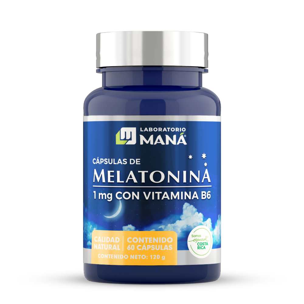 Melatonona con vitamina B6 60 Capsulas - El maná