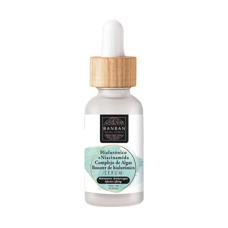 Sérum Hidratante BanBan con Ácido Hialurónico, Niacinamida y Algas – Antiedad y Lifting