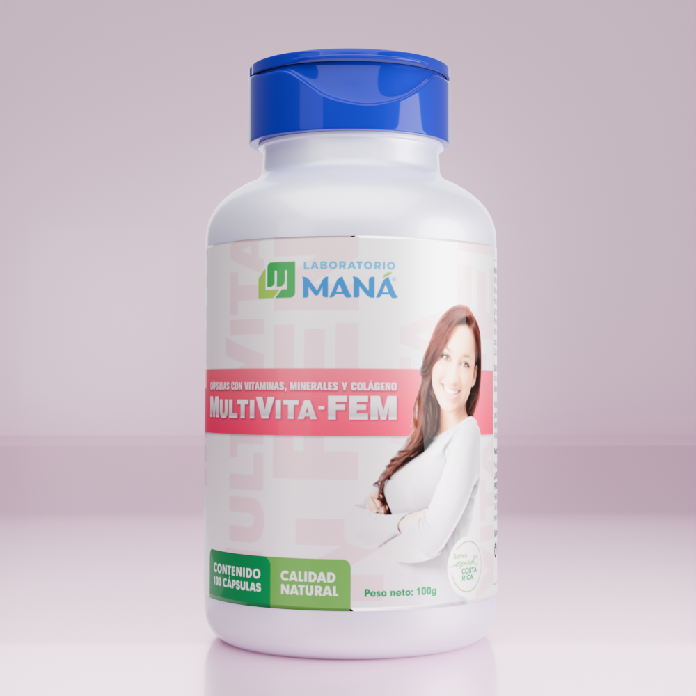Multivita Fem 100 Capsulas - EL MANA