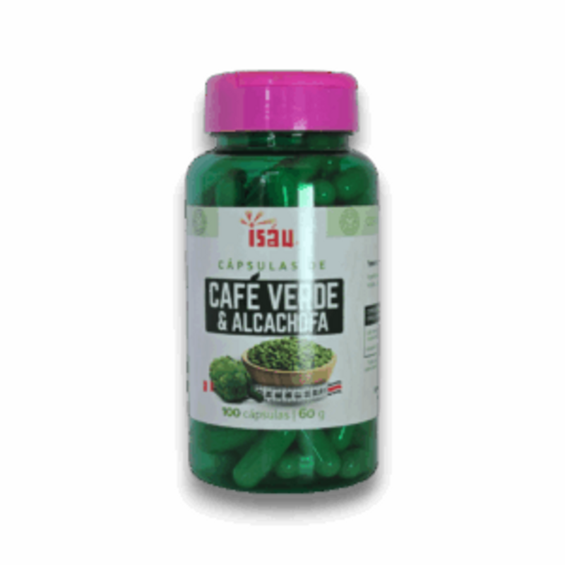 Café Verde y Alcachofa 100 Cápsulas - Isáu