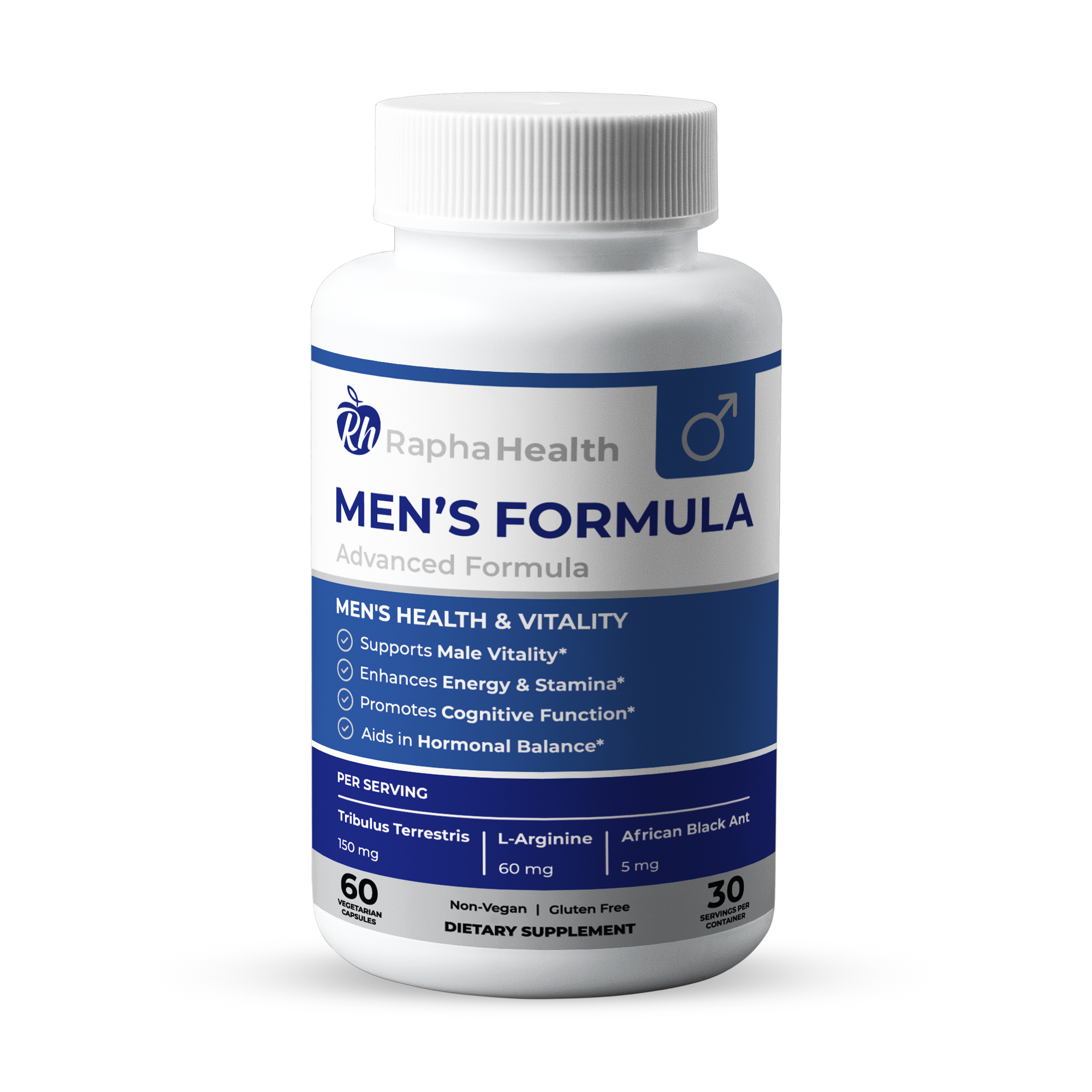 Men’s Formula 500mg 120 Cápsulas Vegetarianas - Rapha Health
