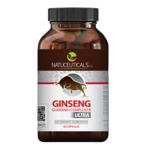 Ginseng, Guarana +Complejo B 60 cápsulas