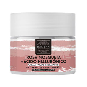 Crema facial Rosa Mosqueta y Ácido Hialurónico